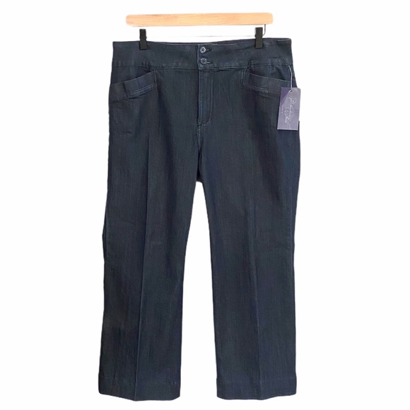 NYDJ Denim - NYDJ Wide Leg Crop Trouser Jean SZ 14 NWT